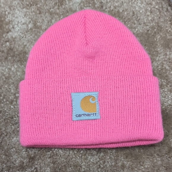 Carhartt Pink Knit Beanie - Picture 1 of 4